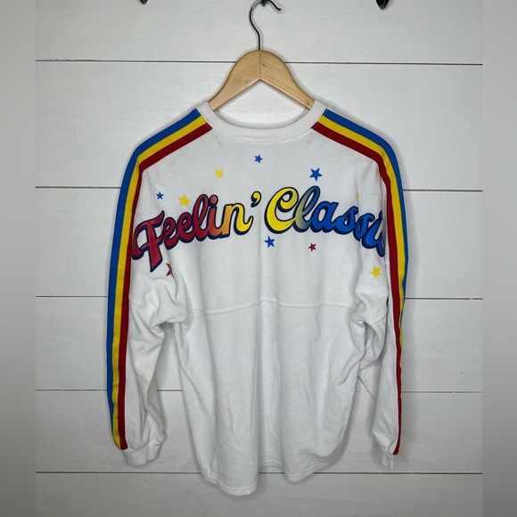 Disney Tops - Rare Disney Parks Spirit Jersey “Feelin’ Classic” Retro Sweatshirt Small